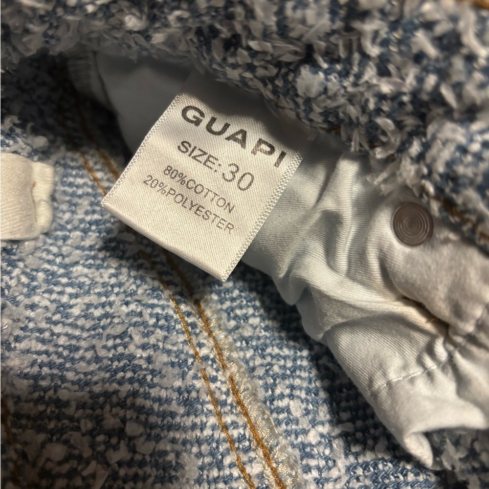 GUAPI Light Blue Men’s Jeans - Picture 3 of 3